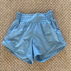 Women's Blue Lululemon Hotty Hot Shorts